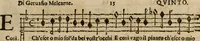 An illustration from Madrigali ... a cinqve voci. Libro primo[-sesto] .. (1611)