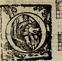 An illustration from Madrigali ... a cinqve voci. Libro primo[-sesto] .. (1611)