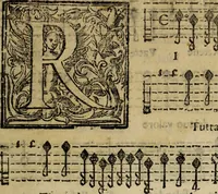 An illustration from Madrigali ... a cinqve voci. Libro primo[-sesto] .. (1611)