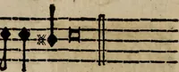 An illustration from Madrigali ... a cinqve voci. Libro primo[-sesto] .. (1611)