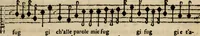 An illustration from Madrigali ... a cinqve voci. Libro primo[-sesto] .. (1611)