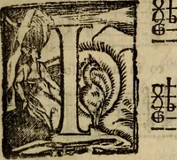An illustration from Madrigali ... a cinqve voci. Libro primo[-sesto] .. (1611)