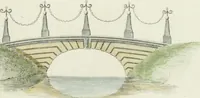 An illustration from Magazijn van tuin-sieraaden, of, Verzameling van modellen van aanleg en sieraad, voor groote en kleine lust-hoven, voorn amelijk van dezulke die, met weinig kosten, te maaken zijn (1802)