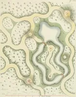 Picture 15 of 15 from Magazijn van tuin-sieraaden, of, Verzameling van modellen van aanleg en sieraad, voor groote en kleine lust-hoven, voorn amelijk van dezulke die, met weinig kosten, te maaken zijn (1802), leaf 24