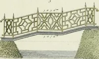 Picture 13 of 16 from Magazijn van tuin-sieraaden, of, Verzameling van modellen van aanleg en sieraad, voor groote en kleine lust-hoven, voorn amelijk van dezulke die, met weinig kosten, te maaken zijn (1802), leaf 20