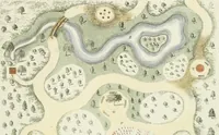 Picture 14 of 16 from Magazijn van tuin-sieraaden, of, Verzameling van modellen van aanleg en sieraad, voor groote en kleine lust-hoven, voorn amelijk van dezulke die, met weinig kosten, te maaken zijn (1802), leaf 22