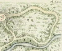 An illustration from Magazijn van tuin-sieraaden, of, Verzameling van modellen van aanleg en sieraad, voor groote en kleine lust-hoven, voorn amelijk van dezulke die, met weinig kosten, te maaken zijn (1802)