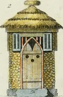 An illustration from Magazijn van tuin-sieraaden, of, Verzameling van modellen van aanleg en sieraad, voor groote en kleine lust-hoven, voorn amelijk van dezulke die, met weinig kosten, te maaken zijn (1802)