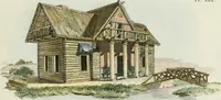Picture 3 of 14 from Magazijn van tuin-sieraaden, of, Verzameling van modellen van aanleg en sieraad, voor groote en kleine lust-hoven, voorn amelijk van dezulke die, met weinig kosten, te maaken zijn (1802), leaf 10