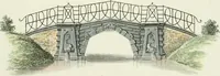 An illustration from Magazijn van tuin-sieraaden, of, Verzameling van modellen van aanleg en sieraad, voor groote en kleine lust-hoven, voorn amelijk van dezulke die, met weinig kosten, te maaken zijn (1802)