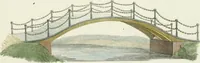 An illustration from Magazijn van tuin-sieraaden, of, Verzameling van modellen van aanleg en sieraad, voor groote en kleine lust-hoven, voorn amelijk van dezulke die, met weinig kosten, te maaken zijn (1802)