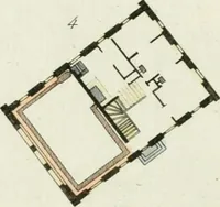 An illustration from Magazijn van tuin-sieraaden, of, Verzameling van modellen van aanleg en sieraad, voor groote en kleine lust-hoven, voorn amelijk van dezulke die, met weinig kosten, te maaken zijn (1802)