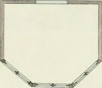 An illustration from Magazijn van tuin-sieraaden, of, Verzameling van modellen van aanleg en sieraad, voor groote en kleine lust-hoven, voorn amelijk van dezulke die, met weinig kosten, te maaken zijn (1802)