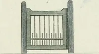 An illustration from Magazijn van tuin-sieraaden, of, Verzameling van modellen van aanleg en sieraad, voor groote en kleine lust-hoven, voorn amelijk van dezulke die, met weinig kosten, te maaken zijn (1802)