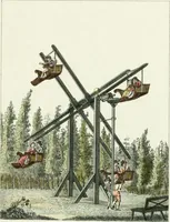 An illustration from Magazijn van tuin-sieraaden, of, Verzameling van modellen van aanleg en sieraad, voor groote en kleine lust-hoven, voorn amelijk van dezulke die, met weinig kosten, te maaken zijn (1802)