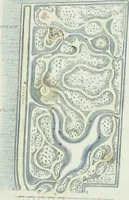 An illustration from Magazijn van tuin-sieraaden, of, Verzameling van modellen van aanleg en sieraad, voor groote en kleine lust-hoven, voorn amelijk van dezulke die, met weinig kosten, te maaken zijn (1802)
