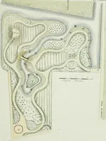 Picture 12 of 12 from Magazijn van tuin-sieraaden, of, Verzameling van modellen van aanleg en sieraad, voor groote en kleine lust-hoven, voorn amelijk van dezulke die, met weinig kosten, te maaken zijn (1802), leaf 20