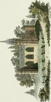 An illustration from Magazijn van tuin-sieraaden, of, Verzameling van modellen van aanleg en sieraad, voor groote en kleine lust-hoven, voorn amelijk van dezulke die, met weinig kosten, te maaken zijn (1802)