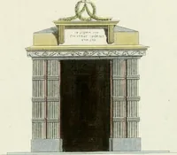 Picture 4 of 10 from Magazijn van tuin-sieraaden, of, Verzameling van modellen van aanleg en sieraad, voor groote en kleine lust-hoven, voorn amelijk van dezulke die, met weinig kosten, te maaken zijn (1802), leaf 10