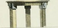 An illustration from Magazijn van tuin-sieraaden, of, Verzameling van modellen van aanleg en sieraad, voor groote en kleine lust-hoven, voorn amelijk van dezulke die, met weinig kosten, te maaken zijn (1802)