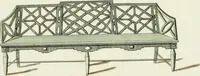 An illustration from Magazijn van tuin-sieraaden, of, Verzameling van modellen van aanleg en sieraad, voor groote en kleine lust-hoven, voorn amelijk van dezulke die, met weinig kosten, te maaken zijn (1802)