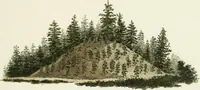 An illustration from Magazijn van tuin-sieraaden, of, Verzameling van modellen van aanleg en sieraad, voor groote en kleine lust-hoven, voorn amelijk van dezulke die, met weinig kosten, te maaken zijn (1802)
