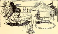 An illustration from The magic aeroplane; a fairy tale (1911)