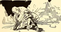 An illustration from The magic aeroplane; a fairy tale (1911)