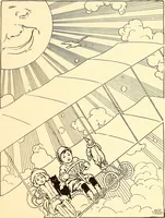 An illustration from The magic aeroplane; a fairy tale (1911)