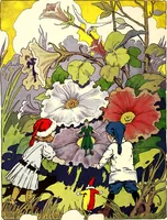 An illustration from The magic aeroplane; a fairy tale (1911)