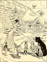 An illustration from The magic aeroplane; a fairy tale (1911)