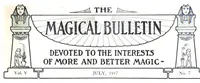 An illustration from Magical Bulletin Of The Magical Shop Of The West, January 1915 December 1917 (1917)