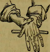 An illustration from The magician's own book, or The whole art of conjuring (1862)