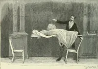 An illustration from Magic; stage illusions and scientific diversions, including trick photography (1897)
