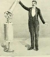 An illustration from Magic; stage illusions and scientific diversions, including trick photography (1897)