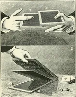 An illustration from Magic; stage illusions and scientific diversions, including trick photography (1897)