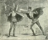 An illustration from Magic; stage illusions and scientific diversions, including trick photography (1897)