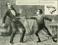 An illustration from Magic; stage illusions and scientific diversions, including trick photography (1897)