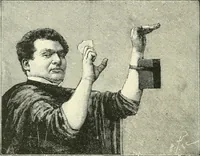 An illustration from Magic; stage illusions and scientific diversions, including trick photography (1897)