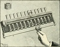 An illustration from Magic; stage illusions and scientific diversions, including trick photography (1897)