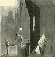 An illustration from Magic; stage illusions and scientific diversions, including trick photography (1897)