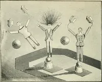 An illustration from Magic; stage illusions and scientific diversions, including trick photography (1897)