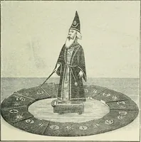 An illustration from Magic; stage illusions and scientific diversions, including trick photography (1897)