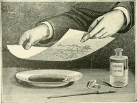 An illustration from Magic; stage illusions and scientific diversions, including trick photography (1897)