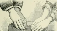 An illustration from Magic; stage illusions and scientific diversions, including trick photography (1897)