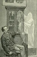 An illustration from Magic; stage illusions and scientific diversions, including trick photography (1897)