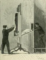 An illustration from Magic; stage illusions and scientific diversions, including trick photography (1897)