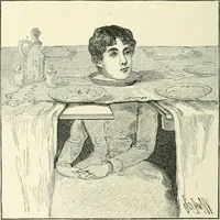 An illustration from Magic; stage illusions and scientific diversions, including trick photography (1897)