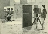 An illustration from Magic; stage illusions and scientific diversions, including trick photography (1897)
