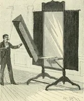 An illustration from Magic; stage illusions and scientific diversions, including trick photography (1897)